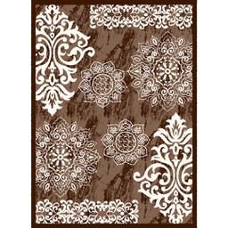 SHIRAZ 91530 (Rectangulaire, 200X275, MARRON CAFE)