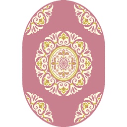 AZHAR 92090 (Ovale, 160X230, BOIS DE ROSE)