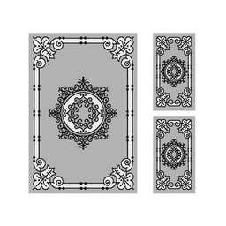 CIRTA 93080 (Rectangular, ( T 150X220 + 2T 60X110 ), GRIS CLAIRE)
