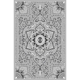 VALENCIA 5829B (Rectangulaire, 200X280, GRIS CLAIRE_GRIS CLAIRE)