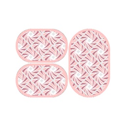 CIRTA 92160 (Oval, ( O 80X130 + 2O 65X100 ), ROSE POUDRE)