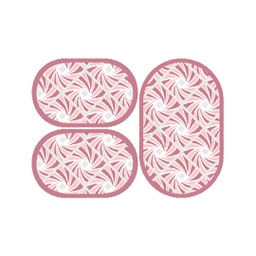 سيرتا 92160 (بيضوي, ( O 80X130 + 2O 65X100 ), وردي خشبي)