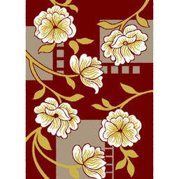 AZHAR 90771 (Rectangular, 200X280, BORDEAUX)