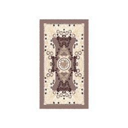 MELODIE 89042 (Rectangulaire, 60X110, MARRON BRONZE_IVOIRE)