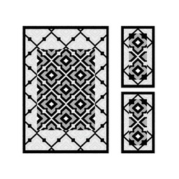 CIRTA 93240 (Rectangular, ( T 150X220 + 2T 60X110 ), NOIRE)