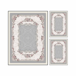 RUBIS 0941A (Rectangular, ( T 160X220 + 2T 60X80 ), GRIS CLAIRE, Lamination)