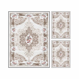 RUBIS 0944A (Rectangular, ( T 160X220 + 2T 60X80 ), MARRON BRONZE, Lamination)