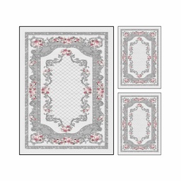 RUBIS 0882A (Rectangular, ( T 160X220 + 2T 60X80 ), MULTI COULEURS, Lamination)