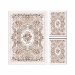 RUBIS 0876A (Rectangular, ( T 160X220 + 2T 60X80 ), MULTI COULEURS, Lamination)