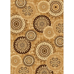 TADJ 82970 (Rectangular, 165X230, MARRON MIEL)