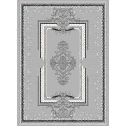 MELODIE 91130 (Rectangulaire, 190X275, GRIS CLAIRE_GRIS CLAIRE)