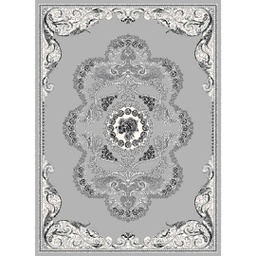 MELODIE 91140 (Rectangular, 190X275, GRIS CLAIRE_GRIS CLAIRE)