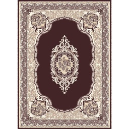 MELODIE 91152 (Rectangulaire, 190X275, MARRON CHOCO_IVOIRE)