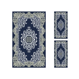 PLAZA 92350 (Rectangulaire, ( T 150X230 + 2T 60X115 ), BLEU NUIT)