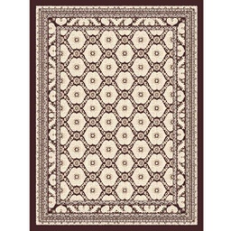 MELODIE 86604 (Rectangular, 190X150, MARRON CAFE_IVOIRE)