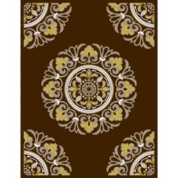 AZHAR 92091 (Rectangular, 200X280, MARRON CHOCO)