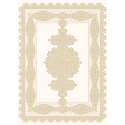 IZMIR 7335A (Rectangulaire, 80X130, BLANC CASSE)