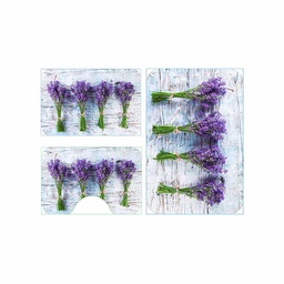 RUBIS 0086A (Rectangular, ( T 45X90 + T 45X48 + T 45X48 ), MULTI COULEURS, Lamination)