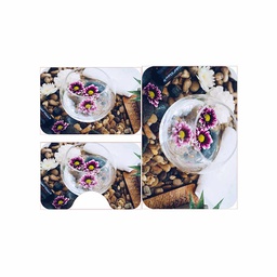RUBIS 0832A (Rectangular, ( T 60X90 + T 40X60 + T 40X60 ), MULTI COULEURS, Lamination)