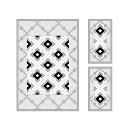 CIRTA 93240 (Rectangular, ( T 150X220 + 2T 60X110 ), GRIS CLAIRE)