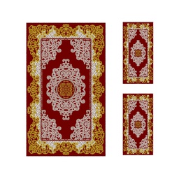 بلازا 92351 (مستطيل, ( T 150X230 + 2T 60X115 ), أحمر عنابي)