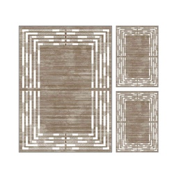 RUBIS 1374A (Rectangular, ( T 130X180 + 2T 60X90 ), IVOIRE, Lamination)