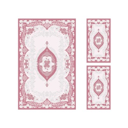 ISHRAK 8643K (Rectangular, ( T 140X220 + 2T 60X110 ), BOIS DE ROSE)