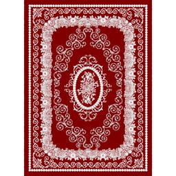 ISHRAK 8642N (Rectangular, 200X275, BORDEAUX)