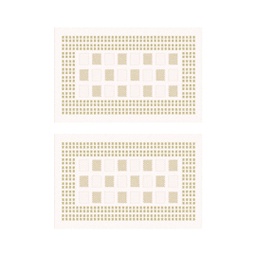 BAHDJA 93820 (Rectangular, 60X220, BLANC CASSE)