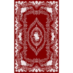 ISHRAK 8643N (Rectangular, 200X275, BORDEAUX)