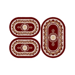 PLAZA 92380 (Oval, ( O 80X130 + 2O 65X100 ), BORDEAUX)