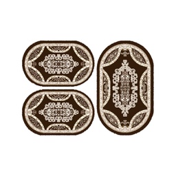 PLAZA 92370 (Ovale, ( O 80X130 + 2O 65X100 ), MARRON CHOCO)