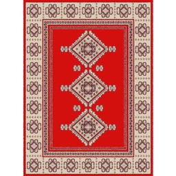 ANOUAR 47610 (Rectangular, 295X400, ROUGE)