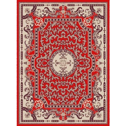 ANOUAR 59650 (Rectangular, 295X400, ROUGE)