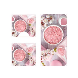 RUBIS 0863A (Rectangular, ( T 60X90 + T 40X60 + T 40X60 ), MULTI COULEURS, Lamination)