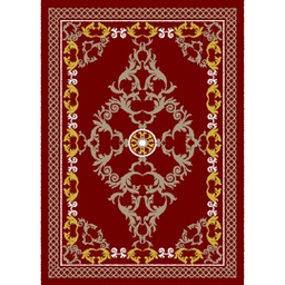 AZHAR 94571 (Rectangular, 200X280, BORDEAUX)