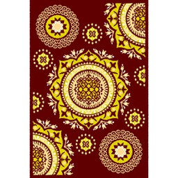 CIRTA 92675 (Rectangulaire, 180X270, BORDEAUX)