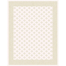 BAHDJA 93830 (Rectangulaire, 210X270, BLANC CASSE)