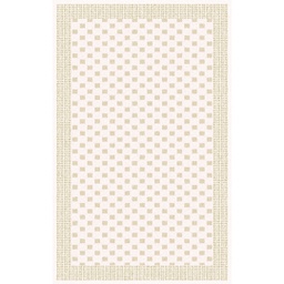 BAHDJA 93810 (Rectangulaire, 240X400, BLANC CASSE)