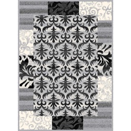 NOUR 95262 (Rectangular, 200X275, GRIS CLAIRE)