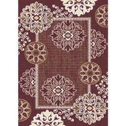PRINTEMPS 95350 (Rectangular, 200X280, MARRON BORDEAUX)