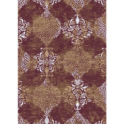 PRINTEMPS 95330 (Rectangular, 200X280, MARRON BORDEAUX)
