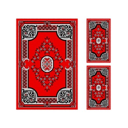سيرتا 92995 (مستطيل, ( T 150X220 + 2T 60X110 ), أحمر)
