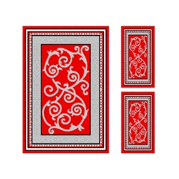 CIRTA 93215 (Rectangulaire, ( T 150X220 + 2T 60X110 ), ROUGE)