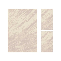DUBAI 9458O (Rectangulaire, ( T 160X220 + 2T 60X110 ), CREME)