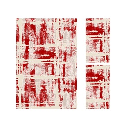 DUBAI 9459O (Rectangular, ( T 160X220 + 2T 60X110 ), BORDEAUX)