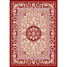 VALENCIA 9258B (Rectangular, 200X280, BORDEAUX_CREME)
