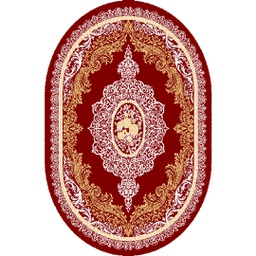 ISHRAK 8507D (Ovale, 200X150, BORDEAUX)