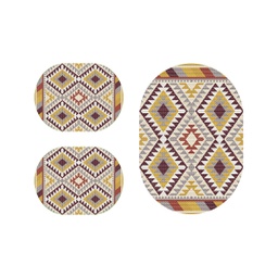RUBIS 1395A (Oval, ( O 80X115 + 2O 48X80 ), MULTI COULEURS, Lamination)