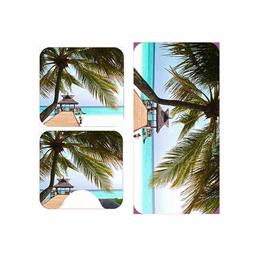 RUBIS 0758A (Rectangulaire, ( T 45X90 + 2T 45X48 ), MULTI COULEURS, Lamination)